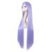MapofBeauty 40 Inch Unique Long Cosplay Wig for Women - Blue Grey & Light Purple - Premium Quality Fashion Wig - Buy Online on GoSupps.com