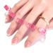 Rolabling Soft Silicone Toe Separators for Pedicure - Pink - Buy Online on GoSupps.com