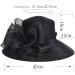 Women's Black Church Dress Cloche Hat Fascinator for Tea Party Wedding - S052 S062 - Buy Online on GoSupps.com