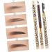 Balacoo 2pcs Waterproof Eyeliner Long Lasting Eyebrow Pencil Double Head Eyebrow Pencil Eye Shadow Pencil 1 count (Pack of 1) Brown - Buy Online on GoSupps.com