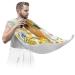 Horse Butterfly Flower Beard Bib Apron Beard Bib Hair Catcher for Men Shaving and Trimming Non-Stick Waterproof Beard Cape Grooming Cloth with 2 Suction Cups Gifts for Men