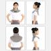 USB Heated Neck & Shoulder Support - Vibration Massage 3-Speed Heating Carbon Fiber - BVS154 Yellow | International Shipping - Buy Online on GoSupps.com