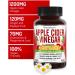 Apple Cider Vinegar Capsules with Ginger, Papaya & Chamomile | 1390mg | Supports Digestion & Immunity | Non-GMO | 100% Natural | 180 Capsules - Buy Online on GoSupps.com