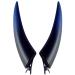 Dtaigou Clip on Devil Horns | Devil Costume Women Demon Vampire Headpiece | Gothic Devil Costume Halloween Cosplay Headwear Accessories Scary & Funny Horns Cosplay for Men & Women Purple