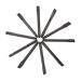 DRESSOOS 10 Pcs Eye Shadow Brush Makeup Tool Lip Applicator Cosmetic Brush Makeup Brush Eyeshadow Nylon Black