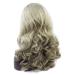 BGHJUE Front Lace Wig - 18-Inch Gradient Long Curly Hair for Women | Heat Resistant Fiber | Side Parting - Photo Color - Buy Online on GoSupps.com