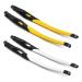 SOODASE 2 Pairs Rubber Replacement Clear Black Frame Legs For Oakley Crosslink Sweep/Switch Glasses Frame Yellow/White