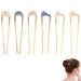6 PACKA Metal U Shape Hair Fork Sticks Updo Hair Bun Chignon Wedding Hair Pins Hair Styling Tool Bridal Hair Accessories for Women and Girls