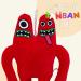 Garten of Banban Plush Toys - Set of 3 Stuffed Animal Plushies for Fans and Kids (Red) - Buy Online on GoSupps.com