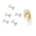 Set of 10 3D Pearl Bow Tie Nail Art Decorations - Cheeky Beads Gems - Buy Online on GoSupps.com