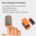 Portable Fingertip Pulse Oximeter with Plethysmograph & Perfusion Index - Accurate Blood Oxygen Saturation & Heart Rate Monitor (Red-Orange) | International Shipping - Buy Online on GoSupps.com