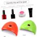 Healeved 2pcs 12 Nail Dryer Nail Art Tools Accessories Gel Nail Curing Gel LED Dryer Manicure Tool Nail Polish Dryer Nail Gel Polish Curing Machine Grill - Buy Online on GoSupps.com