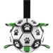 Interactive Dog Soccer Ball with Grab Tabs | Durable Toy for Tug of War & Water Play | Perfect Puppy Birthday Gift | Medium Size 2, Green - Buy Online on GoSupps.com