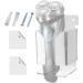 FACYNDE Transparent Shower Shaver Holder - Self-Adhesive Acrylic Organizer for Electric Shavers & Razors | Wall Bracket for Caravans - Buy Online on GoSupps.com