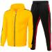 Hanxiulin training suit men jogging suit sports suit jogging pants training suit house suit jogging pants with hood jogger sports clothing fitness sport joggen yog 3xl