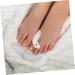 4 Pairs Bunion Spacers | Hallux Corrector & Foot Stretchers | Big Toe Separators | White Foot Pain Relief - Buy Online on GoSupps.com