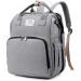 Multifunctional Gray Baby Wrap Backpack | Diaper Travel Bag with Large Capacity & Water-Repellent Design for Moms & Dads - Buy Online on GoSupps.com