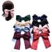 8pcs Women Cute Large Satin Ribbon Hair Clip