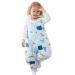 Duomiaomiao Baby Sleeping Bag with Legs 2.5 TOG Unisex 100% Cotton Wearable Blanket baby Winter sleeping bag 3-4 years 95cm / baby height 100-110cm 2.5 Tog-elephant Jungle