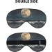 Moon and Sea Print Double-Sided Eye Mask Soft and Light Blocking for Enhancing Sleep Quality - Buy Online on GoSupps.com