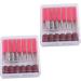 minkissy 2 Sets kit de u as de gel cleaning tools nail tools Manicure Sanding Bands nail dip kits nail bit manicure drill bits nail drill tool nail grinding head Corundum sand sheet gravel 7x6x2cm Assorted Color - Buy Online on GoSupps.com