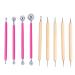 9pcs Nail Art Tools Set - Portable Nail Pens & Dotting Tools for Fashionable Manicures | International Shipping Available - Buy Online on GoSupps.com