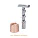 Layhou Men's Manual Razor Stand - Aluminum Alloy Safety Razor Base & Shaver Accessory in Rose Gold | International Shipping - Buy Online on GoSupps.com