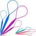 Topsy tail hairdressing tool morgles hair-bricked tool topsy tail loop tools for French braids topsy tail set 4 colors 8 pieces