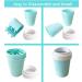 bealy Large/Petite Dog Paw Cleaner Cup - Portable Dog Foot Washer with Silicone Washers in Blue/Green - Easy-to-Use and Handy Dog Paw Washer - Nice Packaging - Buy Online on GoSupps.com