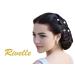 Rivelle Rhinestone Hair Spirals | 8mm Tanzanite Swarovski Hair Accessories for Weddings & Bridal Jewelry - 8 Pieces - Buy Online on GoSupps.com