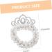 minkissy Hair Accessories Girls Hair Ties Pearl Crown Hair Ties Elastic Ponytail Holder Little Girl Hair Ties Elastic Hair Tie for Girl Pearl Hair Ties South Korea Child Alloy Pearl Beads - Buy Online on GoSupps.com
