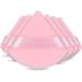 Powder Puffs FRAGLOW 6 Pieces Powder Puff Face Soft Triangle Makeup Puff for Loose Powder Mineral Powder Body Powder Velour Cosmetic Foundation Blender Sponge Beauty Makeup Tools(Pink)