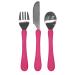 Green Sprouts Learning Cutlery Set 12+ Months Pink 1 Set
