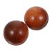 Magiclulu 2st Health Ball Handball Massageball Handball Depth massage gifts for adults The gift retro red rosewood balls fitness balls for adults portable 55x5.5cm red