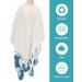 Coastal Waves Barber Cape - Stylish Hair Cutting Cape for All Ages | Adjustable Neckline | Ocean Blue Ombre Design - Buy Online on GoSupps.com