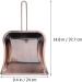 Stainless Steel Dustpan Metal Pan Stainless Steel Dustpan Metal Pan Decorative Dustpan for Household Cleaning Supply Cleaning Sweeping Kitchen Bronze dustpan Light Brown - Buy Online on GoSupps.com