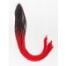 DreadLab - Soft Style Ombre Double Ended Synthetic Dreadlocks Twists 10 Pack (Black - Red Transitional)