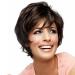 asifen short layered wigs with side bangs human hair wigs for women
