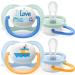 Philips Avent Ultra Air Day Night Pacifier Set for 0-6 Months - 6 Pieces with Sterilization Box | Best Baby Pacifiers - International Shipping - Buy Online on GoSupps.com