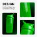 Shakenext 700ml Protein Shaker Bottle - Dishwasher Safe Leak-Proof Lid Fits Cup Holder (Green) - Perfect for Fitness & Protein Shakes - Buy Online on GoSupps.com