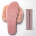 Womens Fluffy Slippers Rubber Sole Material Ladies Slippers Artificial Short Plush Ultra-Soft Flat Comfy Fur Slides with Arch Support Open Toe Flat Sandals (B 25CM) - Buy Online on GoSupps.com