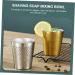 Minkissy Razor Shell Cup Set - 2 Stainless Steel Shaving Soap Containers & Shaving Razor Holders | Durable 304 Man s Shaving Accessories - International Shipping Available - Buy Online on GoSupps.com