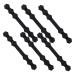 Magiclulu 10 pc masking hooks mask holder mask holder ear protection hook pig mask black mask extension buckle mask ear rope buckle tab face mask lanyard connect pebbles