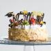 12Pcs Graduation Cake Inserts Grad Cupcake Toppers black decor 2022 graduation cupcake topper Congrats Dessert Picks graduation cupcake Toppers Wood toothpick Birthday Cake - Buy Online on GoSupps.com