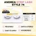 Buy Andrea False Lashes Style 74 - 4 Pairs in Black | International Shipping Available - Buy Online on GoSupps.com