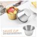 Zerodeko 4pcs Stainless Steel Dipping Sauce Cup Soy Sauce Cup Sushi Dipping Bowl Metal Sauce Cups Ketchup Dip Bowls Soup Japanese Soy Sauce Desert Dishes Household Soy Sauce Bowl - Buy Online on GoSupps.com