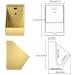 Wall Mounted Sensor Urinal 304 Stainless Steel Urinal Men's Flushing Urinal Ommercial Men's Adult Urinal Bathroom Toilet for Bathrooms Hotels Shopping GrabGray - Buy Online on GoSupps.com
