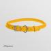 Collardirect Round Leather Dog Collar - Handmade Softly Padded Adjustable for Dogs & Cats (48-53 cm) - Available in Black Pink Red Purple Blue Yellow - Buy Online on GoSupps.com