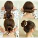 4PCS Women Magic Hair Bun Maker with Peal and Flower Ponytail Buns Shaper Former Donut Holder Hair Twist Curler Hair Accessory Hair Styling Tool - Buy Online on GoSupps.com