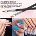 Lofuanna Nail Art Brush Set - 6pcs Double Ended Fine Liner & Dotting Pen Painting Tools for Salon & DIY Manicures - Buy Online on GoSupps.com